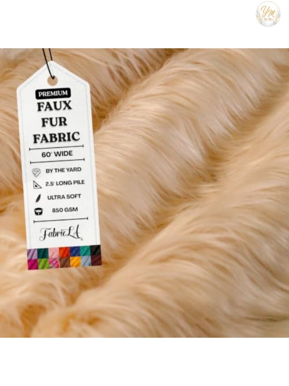 Faux Fur Fabric by The Yard 36x60 Craft Sewing DIY Plush Project